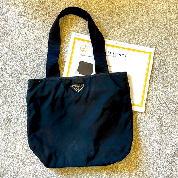 Prada Bags Prada Tessuto Nylon Tote Bag With Coa Poshmark